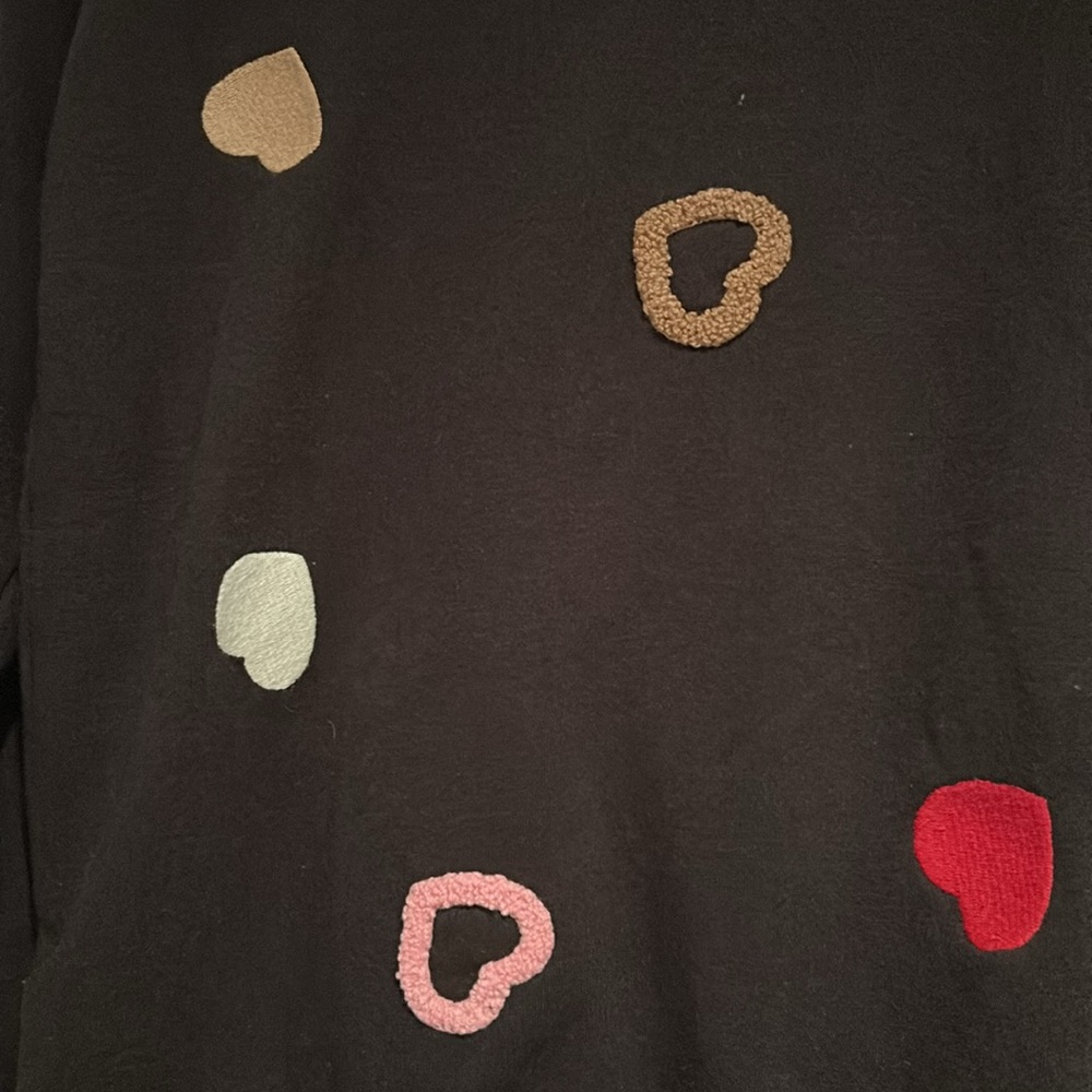 Lou & Grey Hearts Cozy Cotton Sweatshirt - Picture 2 of 6